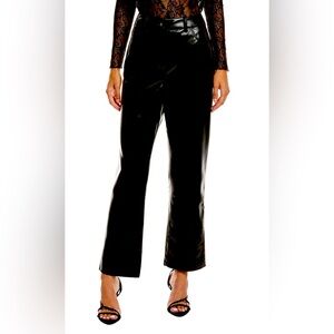 Generation Love Black Vegan Leather Emmett Pants